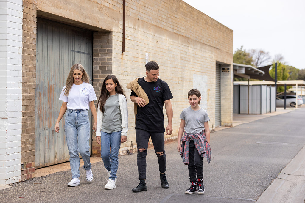 Lil' Bruce Classic Kids Tee in Grey